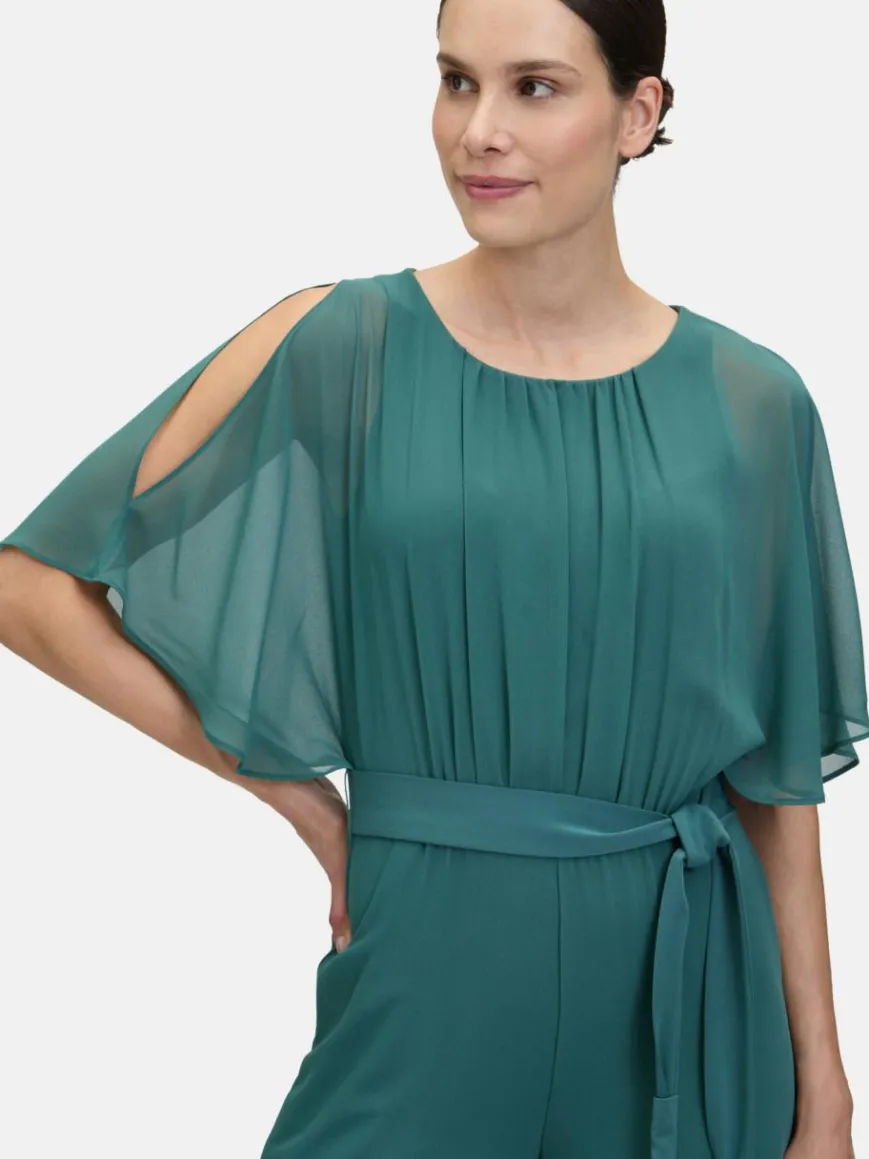 Vera Mont Hosen*Damen Jumpsuit smaragd uni