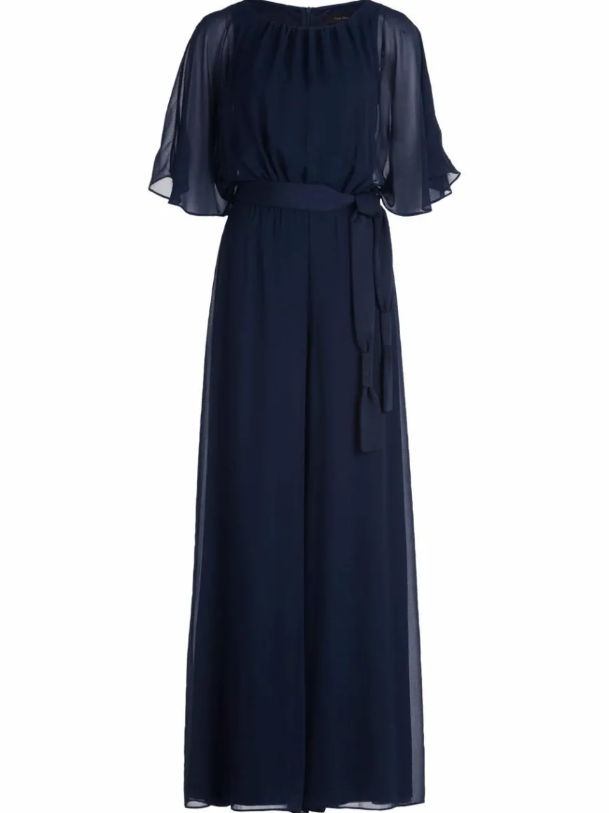 Vera Mont Hosen*Damen Jumpsuit marine blau uni