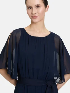 Vera Mont Hosen*Damen Jumpsuit marine blau uni