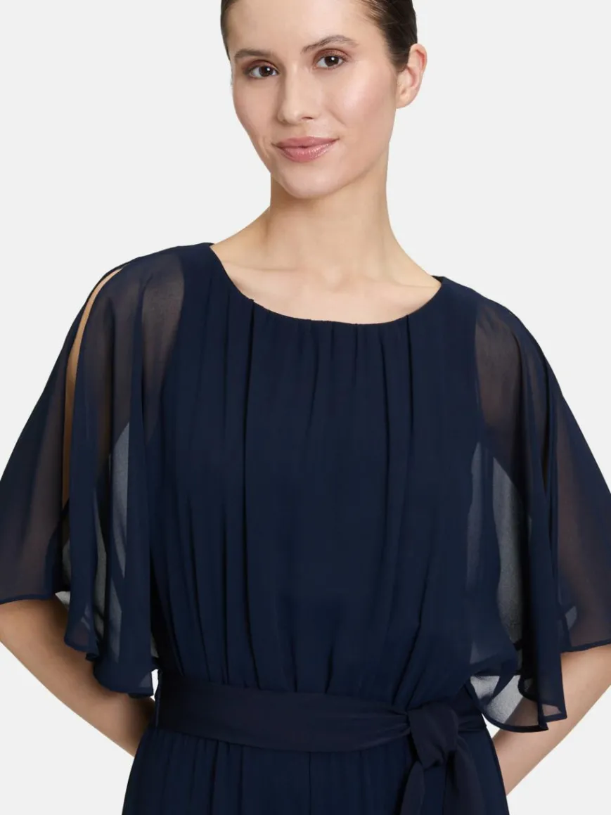 Vera Mont Hosen*Damen Jumpsuit marine blau uni