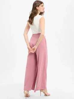 Vera Mont Hosen*Damen Jumpsuit ecru altrosa uni