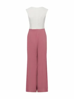 Vera Mont Hosen*Damen Jumpsuit ecru altrosa uni