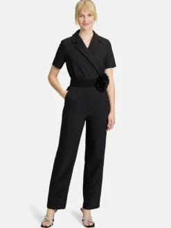 Vera Mont Hosen*Damen Jumpsuit schwarz uni