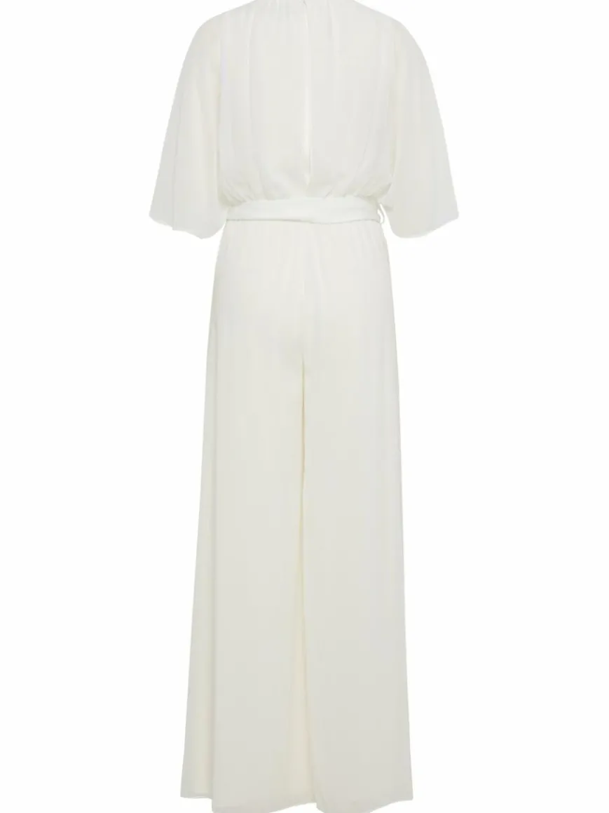 Vera Mont Hosen*Damen Jumpsuit weiß uni