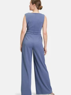 Vera Mont Hosen*Damen Jumpsuit blau uni