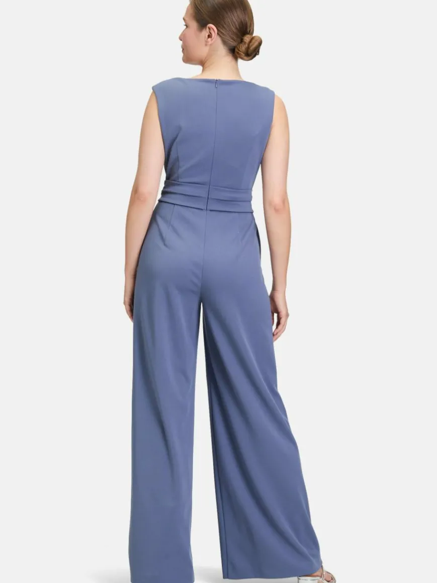 Vera Mont Hosen*Damen Jumpsuit blau uni