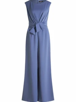 Vera Mont Hosen*Damen Jumpsuit blau uni