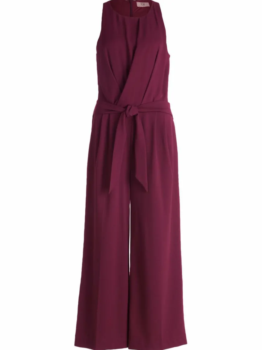 Vera Mont Hosen*Damen Jumpsuit bordeaux uni