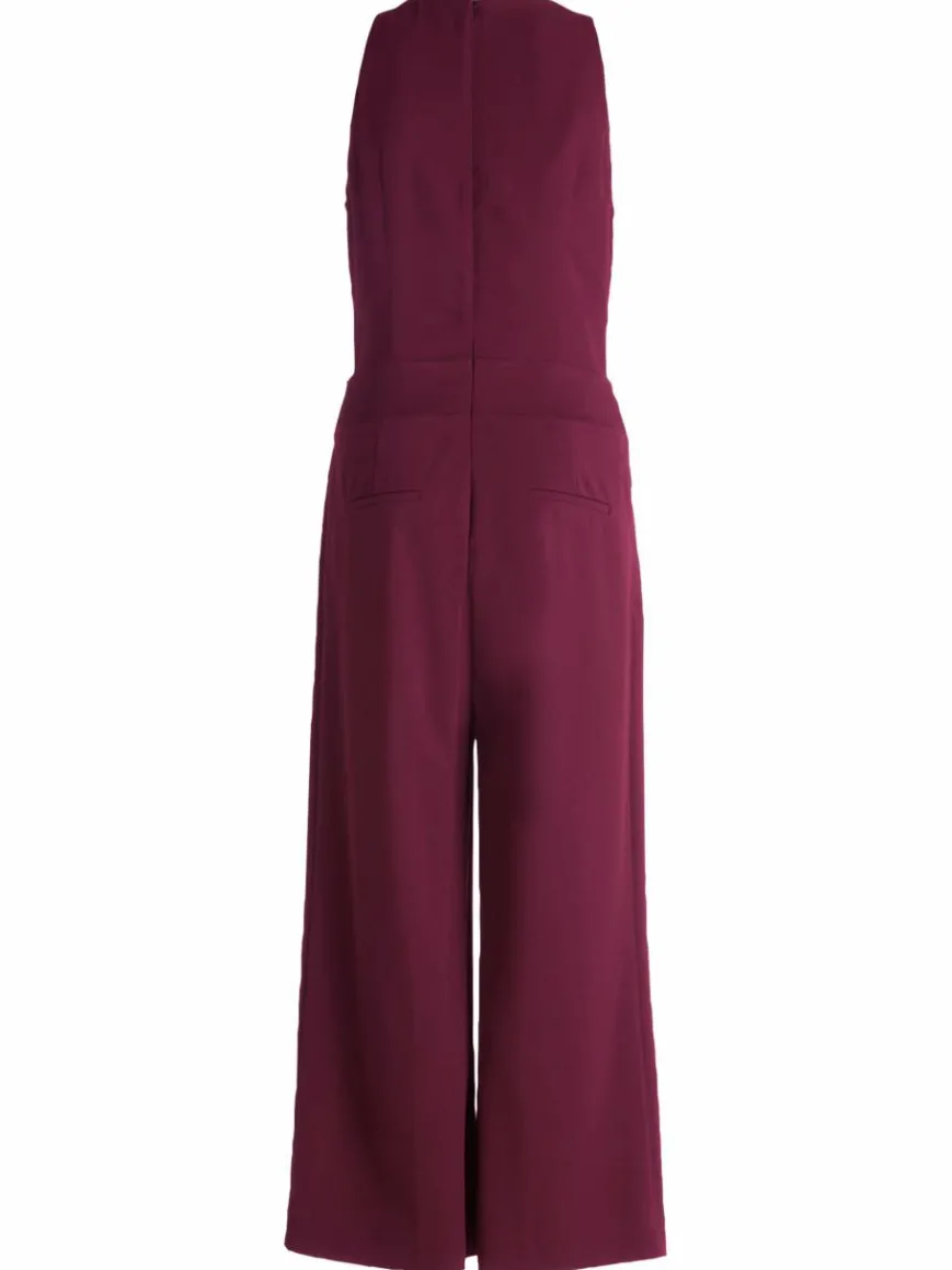 Vera Mont Hosen*Damen Jumpsuit bordeaux uni