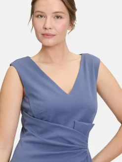 Vera Mont Hosen*Damen Jumpsuit blau uni