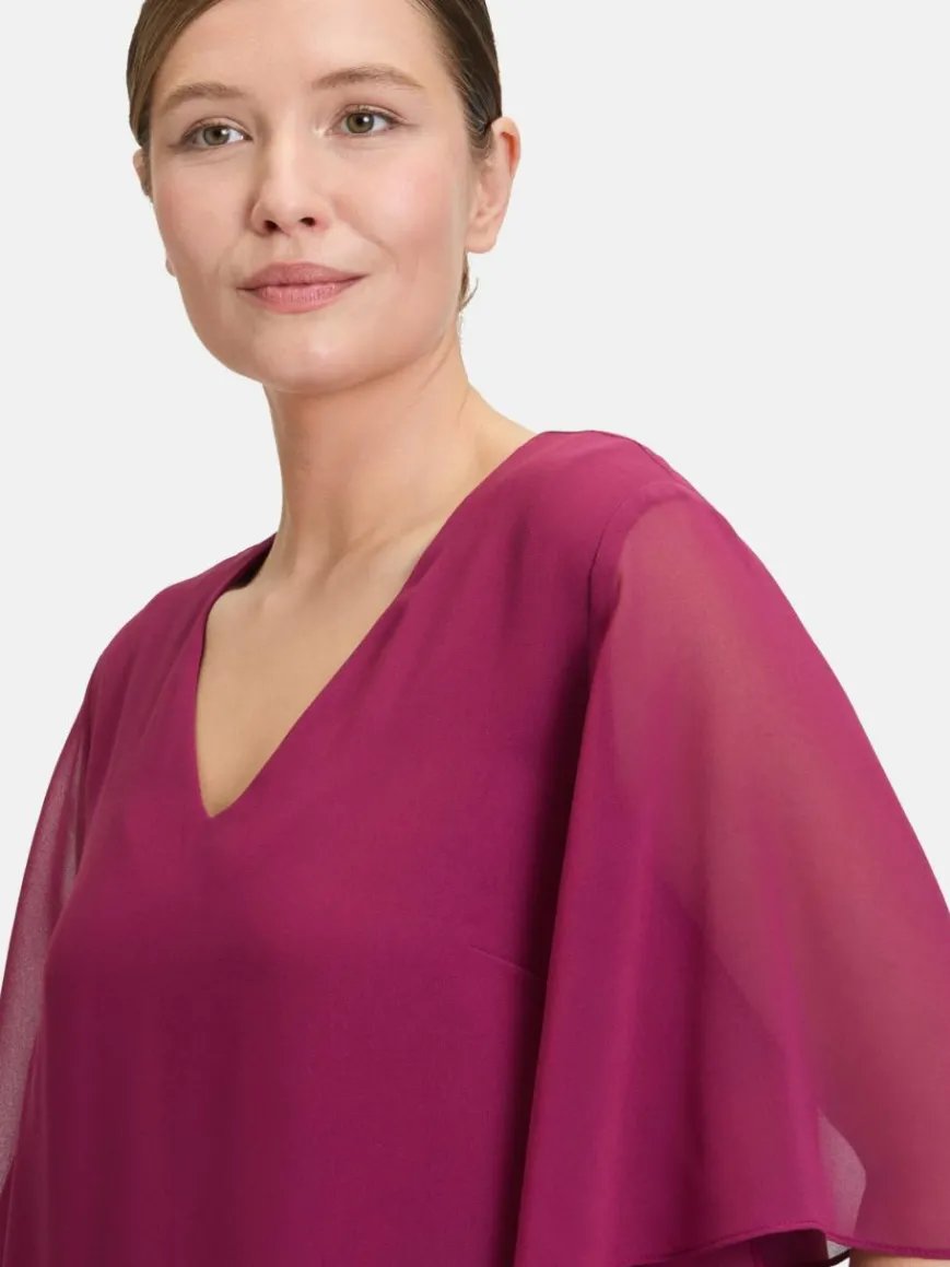 Vera Mont Hosen*Damen Jumpsuit rot uni