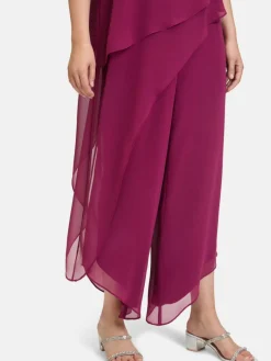 Vera Mont Hosen*Damen Jumpsuit rot uni