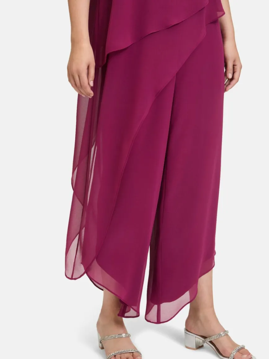 Vera Mont Hosen*Damen Jumpsuit rot uni