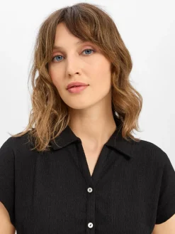 Opus Hosen*Damen Jumpsuit - Melti schwarz uni