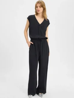 Opus Hosen*Damen Jumpsuit - Mylea marine uni