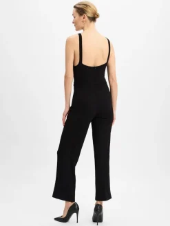 EDITED Hosen*Damen Jumpsuit - Remi schwarz uni