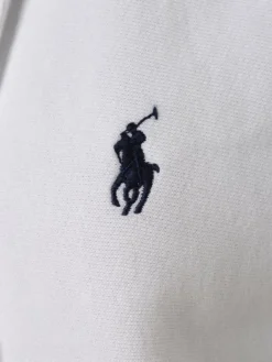 Polo Ralph Lauren Sweatshirts & Sweatjacken*Damen Kapuzenjacke weiß uni