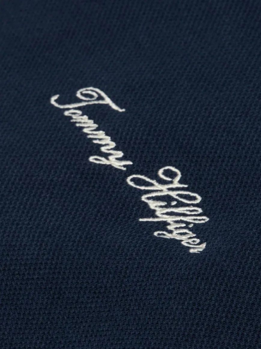 Tommy Hilfiger Sweatshirts & Sweatjacken*Damen Kapuzenjacke marine strukturiert