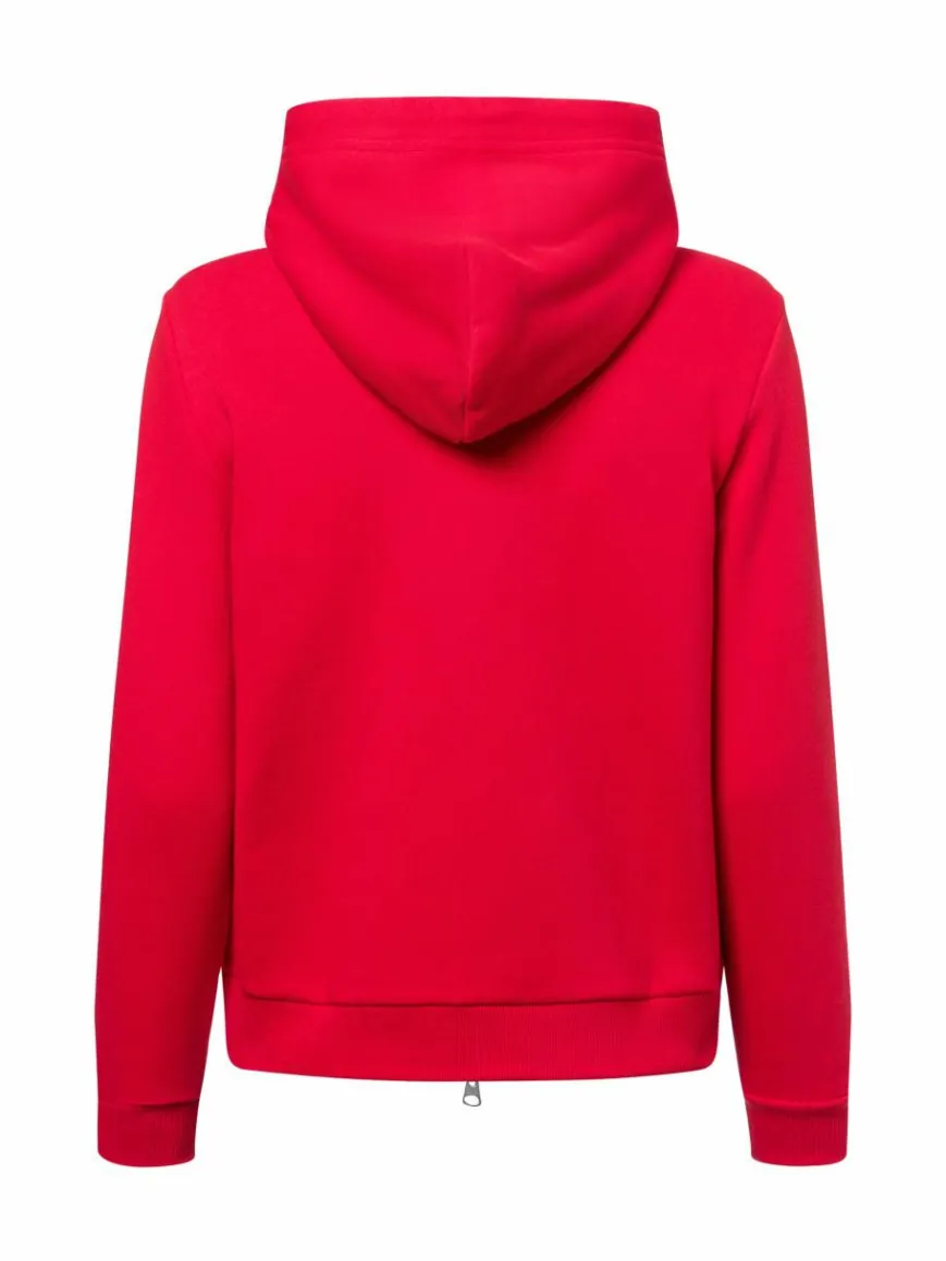 Gant Sweatshirts & Sweatjacken*Damen Kapuzenjacke rot uni
