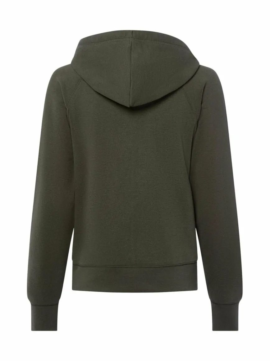 Marie Lund Sweatshirts & Sweatjacken*Damen Kapuzenjacke khaki uni