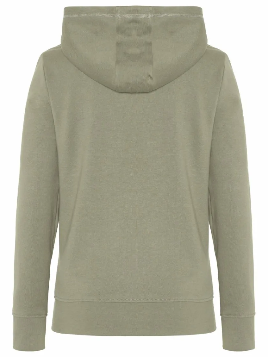 Polo Sylt Sweatshirts & Sweatjacken*Damen Kapuzenpullover grün uni