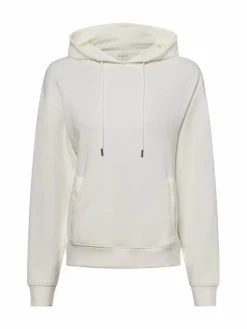 Msch Copenhagen Sweatshirts & Sweatjacken*Damen Kapuzenpullover ecru uni