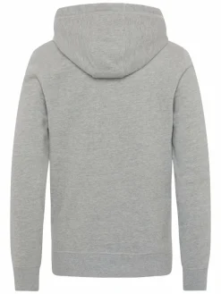 Polo Sylt Sweatshirts & Sweatjacken*Damen Kapuzenpullover hellgrau grau uni