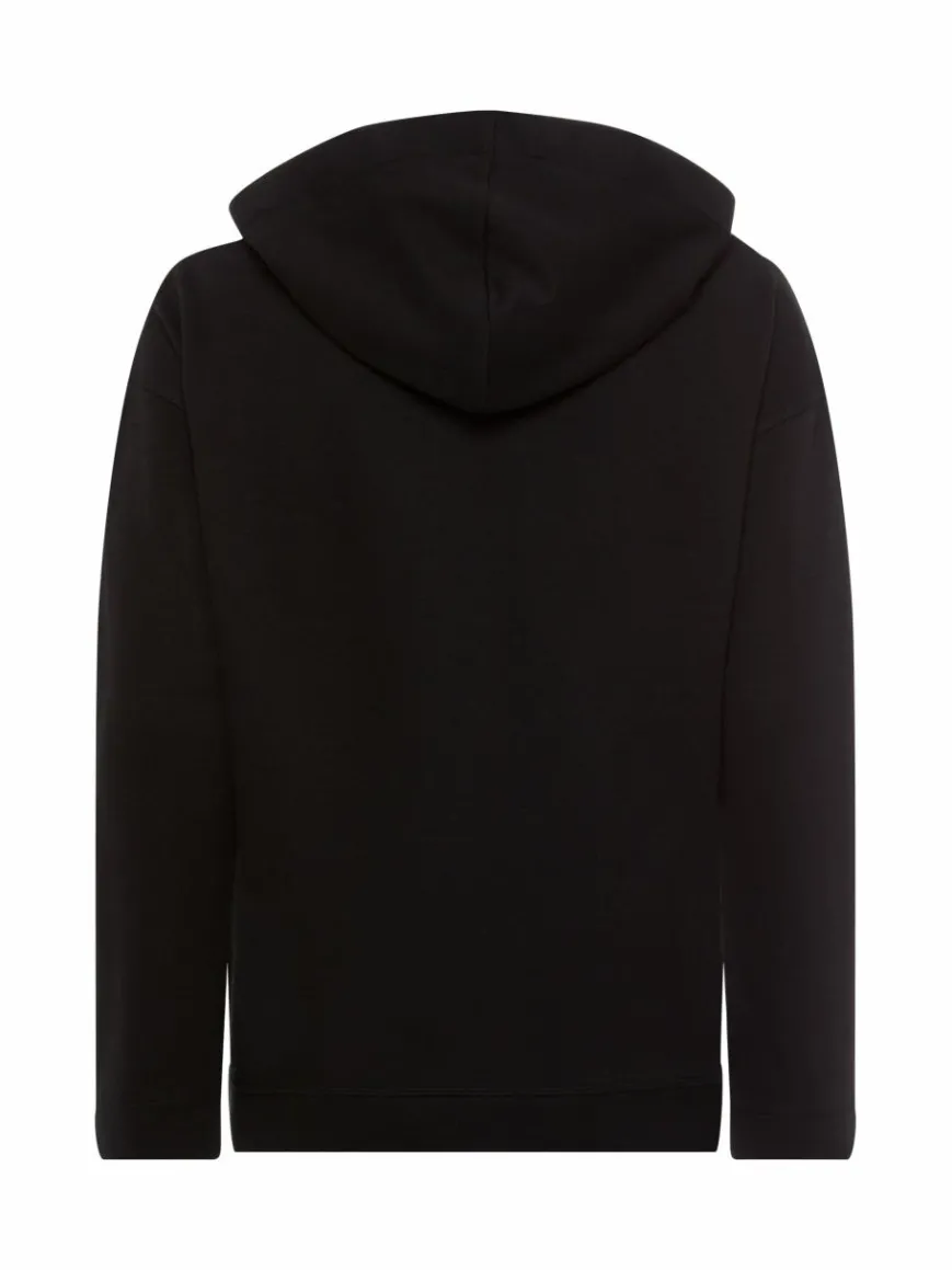 JOOP! Sweatshirts & Sweatjacken*Damen Kapuzenpullover schwarz uni