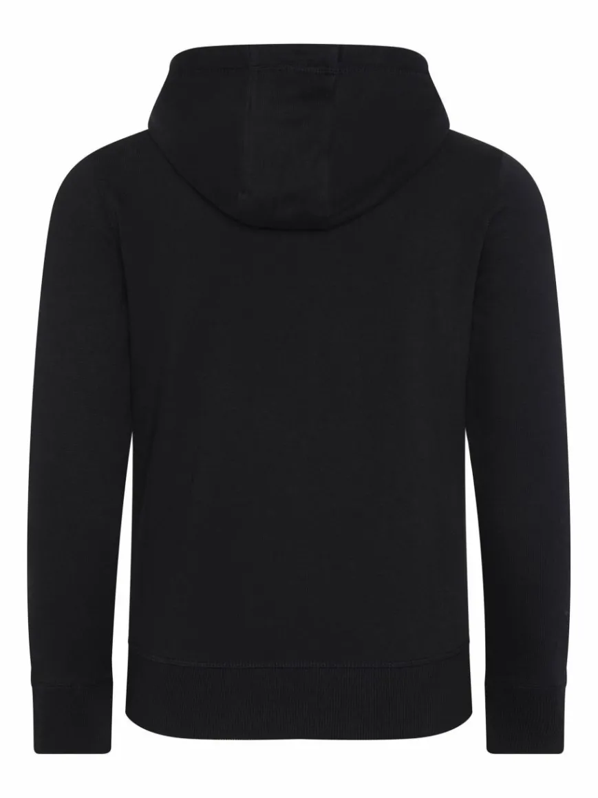 Polo Sylt Sweatshirts & Sweatjacken*Damen Kapuzenpullover schwarz uni