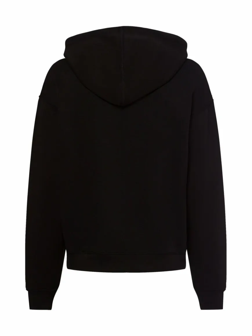 Msch Copenhagen Sweatshirts & Sweatjacken*Damen Kapuzenpullover schwarz uni