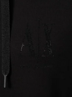 Armani Exchange Sweatshirts & Sweatjacken*Damen Kapuzenpullover schwarz uni