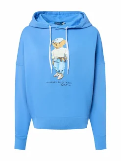 Polo Ralph Lauren Sweatshirts & Sweatjacken*Damen Kapuzenpullover blau uni