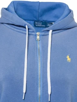 Polo Ralph Lauren Sweatshirts & Sweatjacken*Damen Kapuzenpullover blau uni