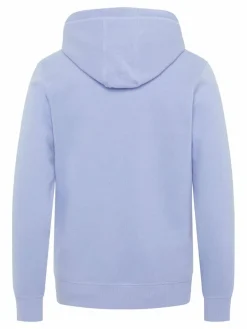 Polo Sylt Sweatshirts & Sweatjacken*Damen Kapuzenpullover hellblau uni