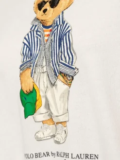 Polo Ralph Lauren Sweatshirts & Sweatjacken*Damen Kapuzenpullover weiß mehrfarbig uni