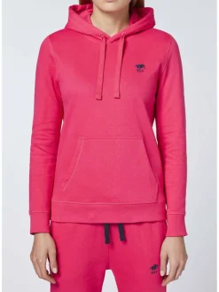 Polo Sylt Sweatshirts & Sweatjacken*Damen Kapuzenpullover pink uni