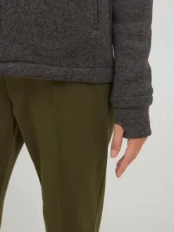 OXMO Sweatshirts & Sweatjacken*Damen Kapuzensweatjacke - OXThory schwarz meliert