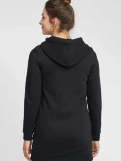 OXMO Sweatshirts & Sweatjacken*Damen Kapuzensweatjacke - OXOlinda schwarz uni
