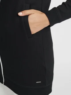 OXMO Sweatshirts & Sweatjacken*Damen Kapuzensweatjacke - OXOlinda schwarz uni