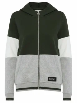 OXMO Sweatshirts & Sweatjacken*Damen Kapuzensweatjacke - OXOmanna blau gestreift