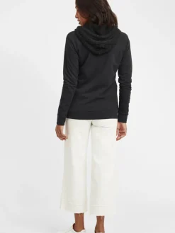 OXMO Sweatshirts & Sweatjacken*Damen Kapuzensweatjacke - OXMatilda schwarz uni