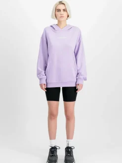 Alpha Industries Sweatshirts & Sweatjacken*Damen Kapuzensweatshirt lila uni