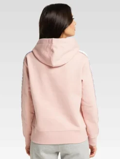 Carlo Colucci Sweatshirts & Sweatjacken*Damen Kapuzensweatshirt - Catania rosa uni