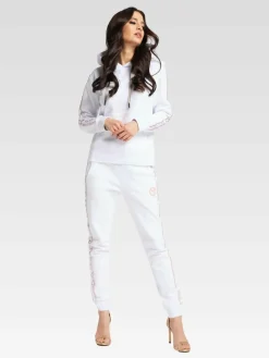 Carlo Colucci Sweatshirts & Sweatjacken*Damen Kapuzensweatshirt - Catania grau uni