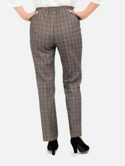 Goldner Hosen*Damen Karoschlupfhose - Re-fresh Karoschlupfhose beige kariert