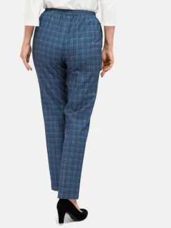 Goldner Hosen*Damen Karoschlupfhose - Re-fresh Karoschlupfhose blau kariert