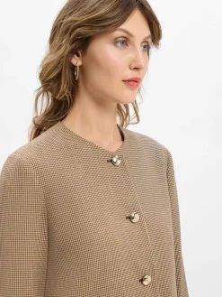 JOOP! Blazer*Damen Kastenjacke - Jodi beige braun kariert