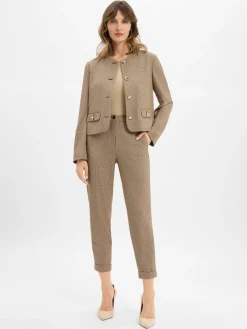 JOOP! Blazer*Damen Kastenjacke - Jodi beige braun kariert