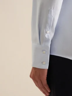 Seidensticker Blusen*Damen Kelchkragenbluse - Uni hellblau uni