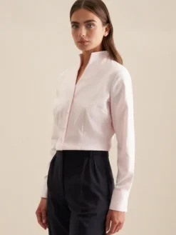 Seidensticker Blusen*Damen Kelchkragenbluse - Uni pink uni